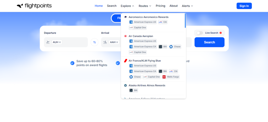 flightpoint - page