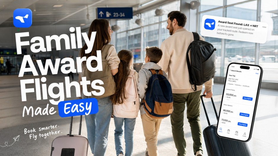 Book Award Flights for Families