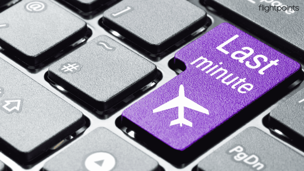 Last-minute award flights - flightpoints