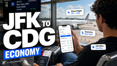 JFK to CDG Economy