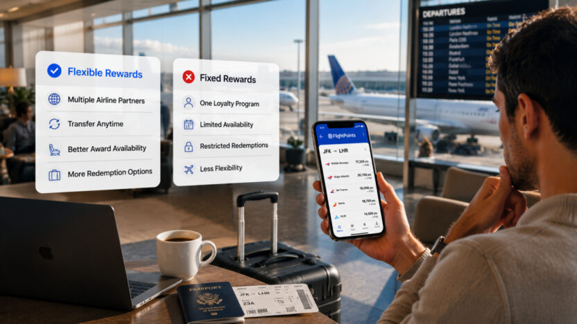 how do flexible travel rewards programs compare to fixed ones