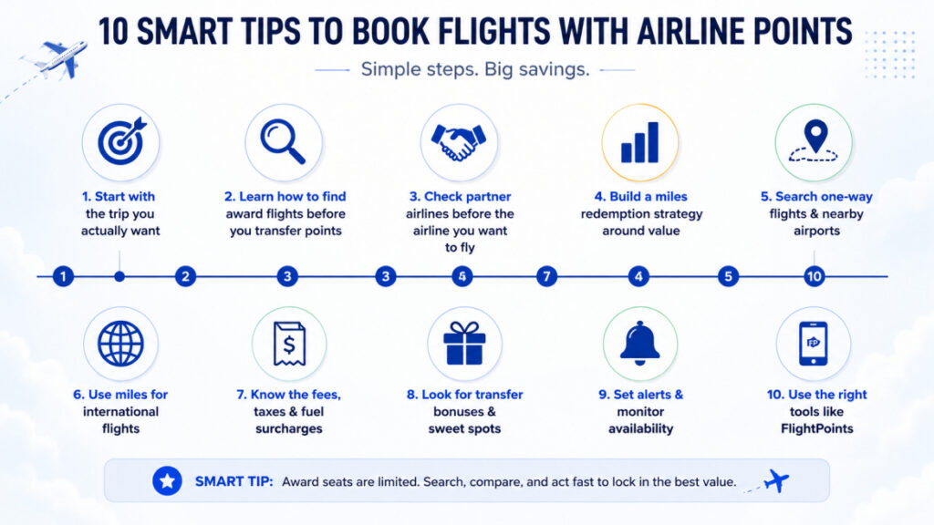 10 Smart Tips to Book Flights With Airline Points