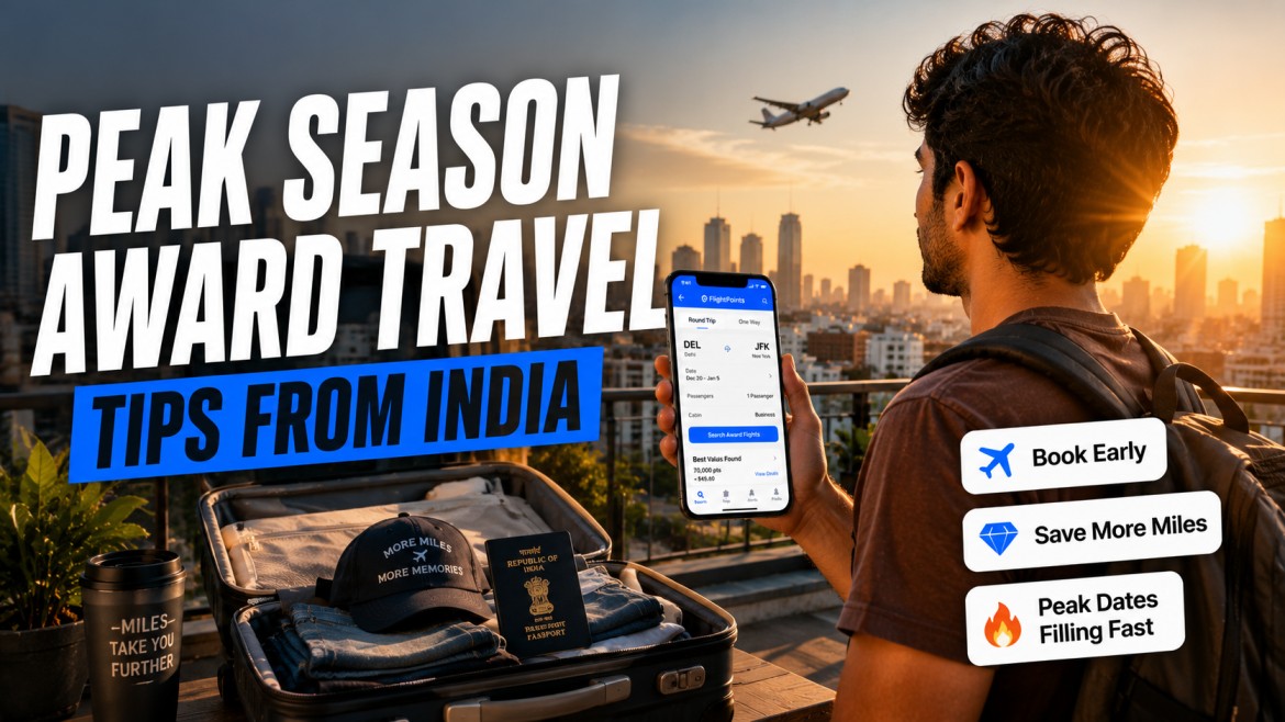 Tips for Booking Award Travel During Peak Season