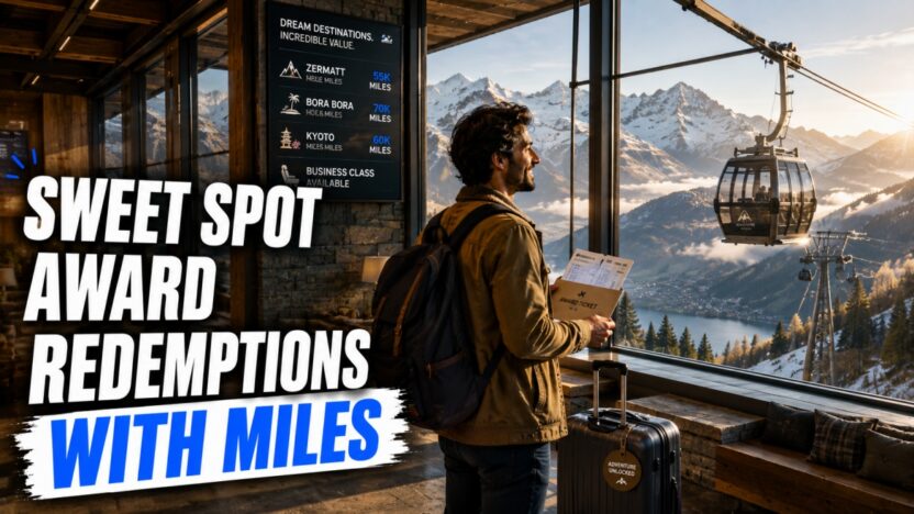 Sweet Spot Award Redemptions With Miles