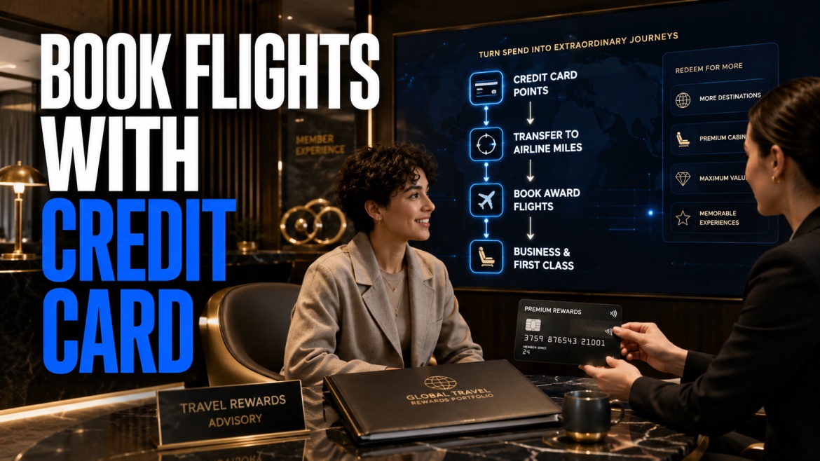 how to book flights with credit card points