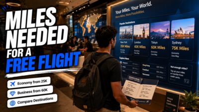 how many miles do you need for a free flight