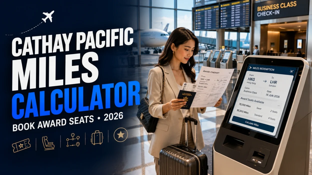 Cathay Pacific Miles Calculator to Find and Book Award Seats