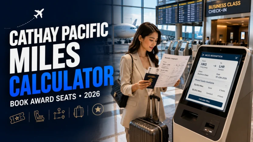 Cathay Pacific Miles Calculator to Find and Book Award Seats