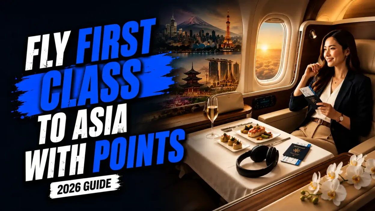 First Class to Asia with Points 2026 guide