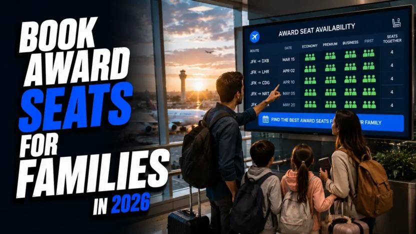 How to Book Award Seats for Families in 2026