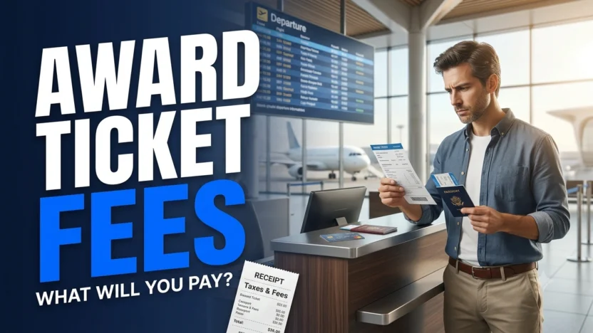Redeeming Award Tickets: Typical Fees