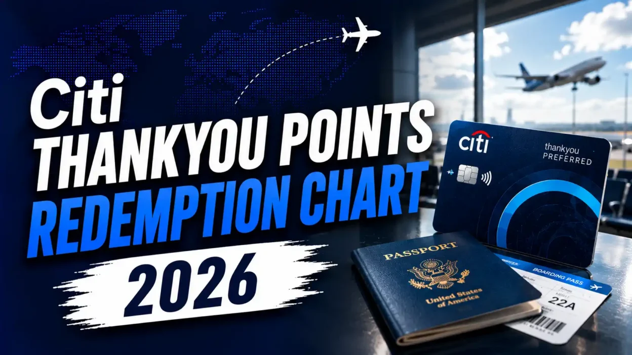 Citi ThankYou Points Redemption Chart