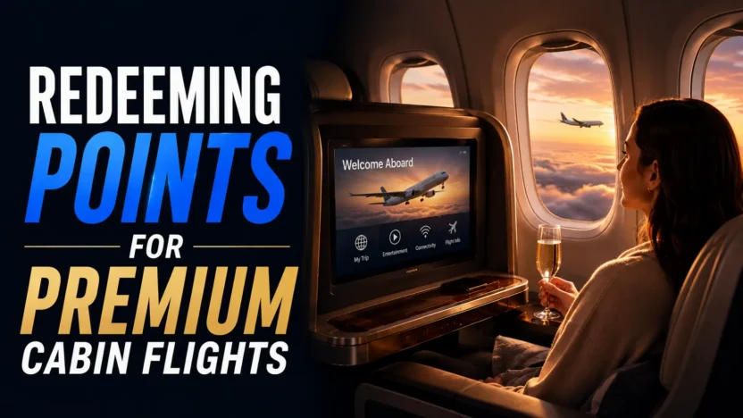 redeeming points for premium cabin flights