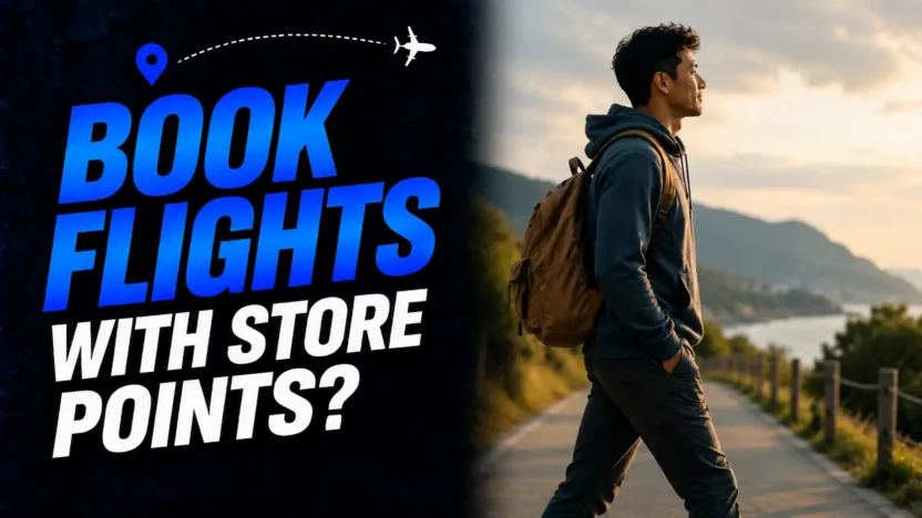 book flights with store reward points