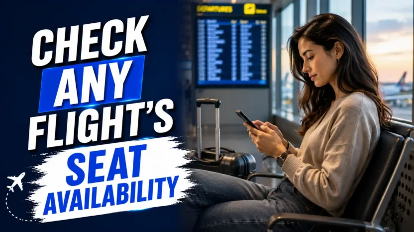 How to Check Flight Seat Availability
