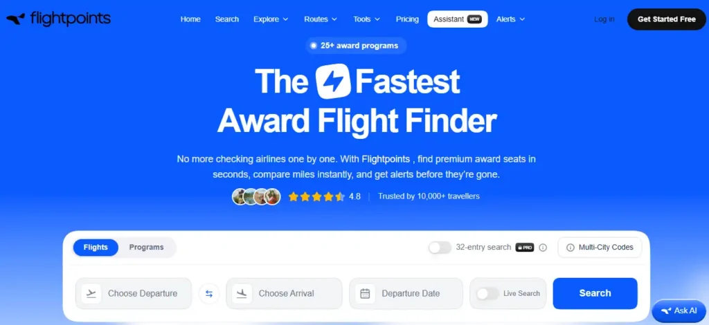 Award Availability Booking Window