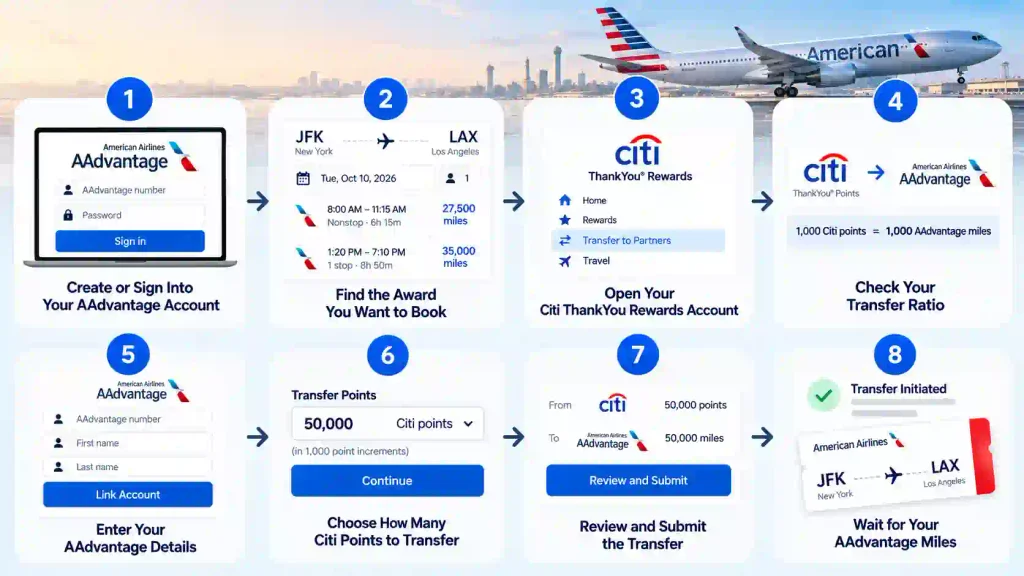 Citi Points to American Airlines