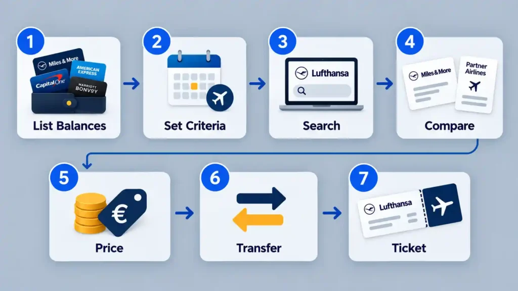 Book Lufthansa with Miles