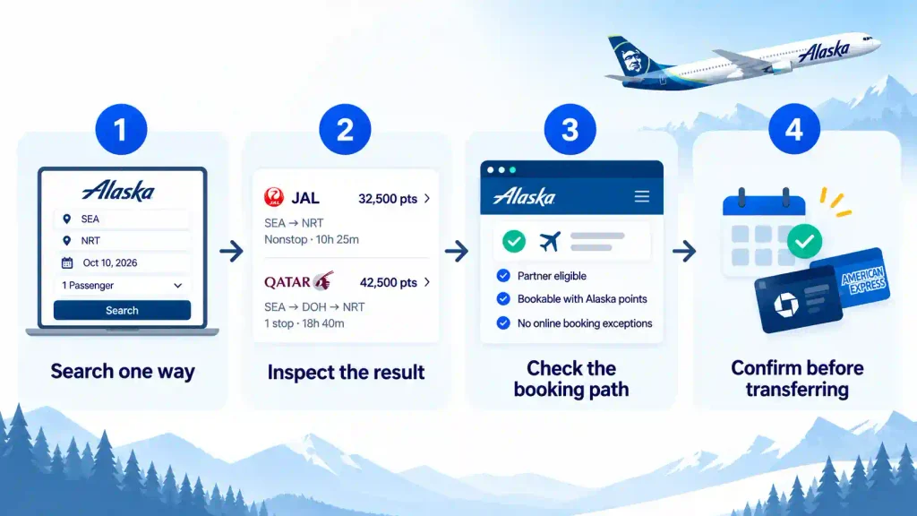 Alaska Airlines Sweet Spots